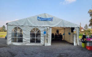 The fest tent at the company's Oktoberfest