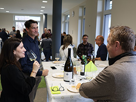Unser Vorstand Andreas Schaller bedankt sich bei unsere Baufirma Pichler Bau Gralla für den reibungslosen Ablauf.